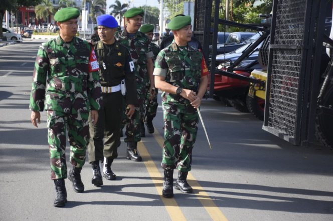 
 Danrem 132/Tdl Pimpin Apel Gelar Pasukan Pengamanan VVIP Jelang Kedatangan Wapres RI