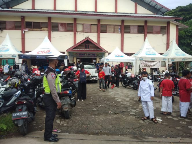 
 Waka Polsek Somba Opu pimpin pengamanan pembukaan kejuaraan karate