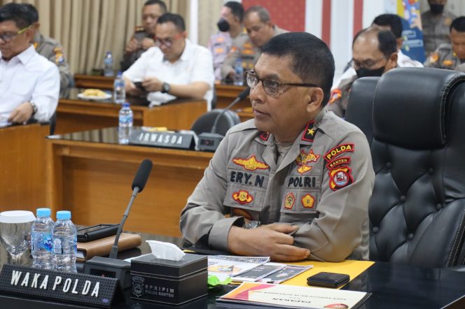 
 Polda Banten Gelar Anev Mingguan Terkait Gangguan Kamtibmas