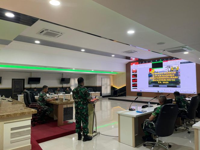 
 Korem 132/Tdl Mempersiapkan Jelang Ton Beranting