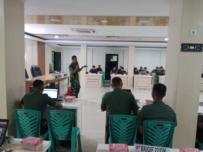 
 Kodam XIII/Mdk Melaksanakan Kegiatan Bimtek Sisfo TNI AD TW IV TA 2022
