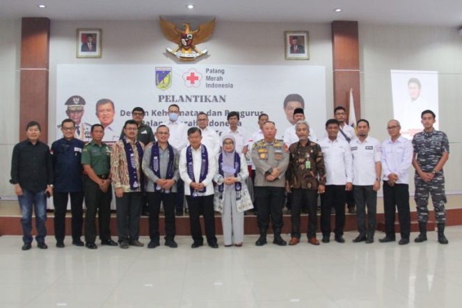 
 Pelantikan Dewan Kehormatan dan Pengurus PMI Sulteng di Hadiri Jusuf Kalla