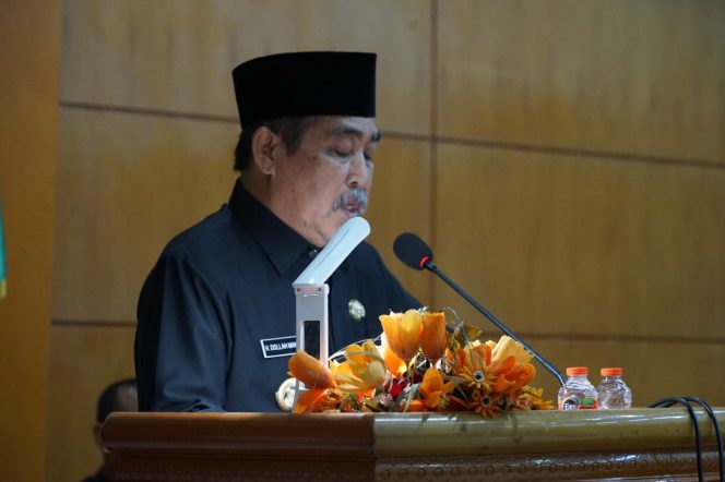 
 Bupati Sidrap Hadiri Rapat Paripurna Ranperda APBD 2023