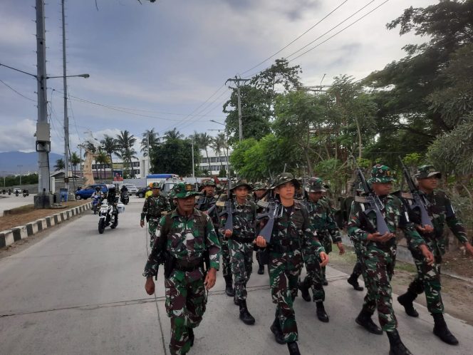 
 Korem 132/Tdl Gelar Latihan Peleton Beranting