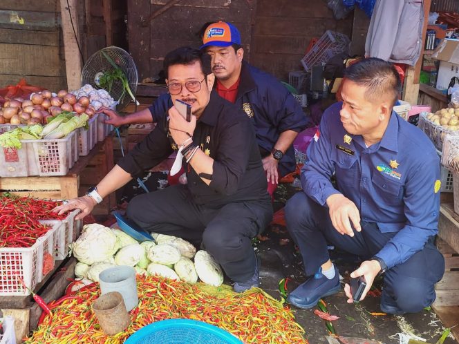 
 Mentan SYL Sidak Pasar Terong di Makassar