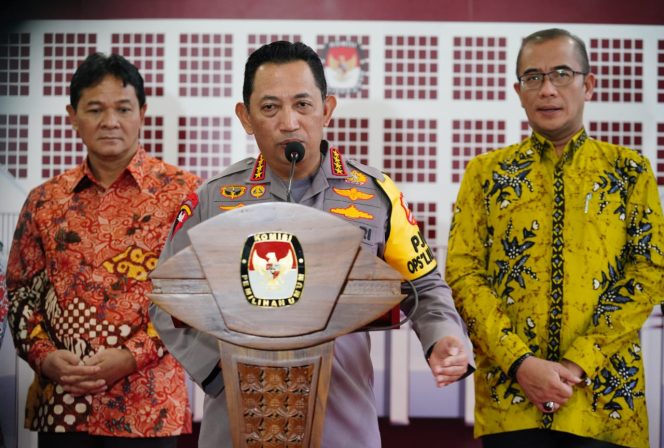 
 MoU dengan KPU, Kapolri: Jaga Persatuan Kesatuan di Pemilu 2024 Syarat Mutlak