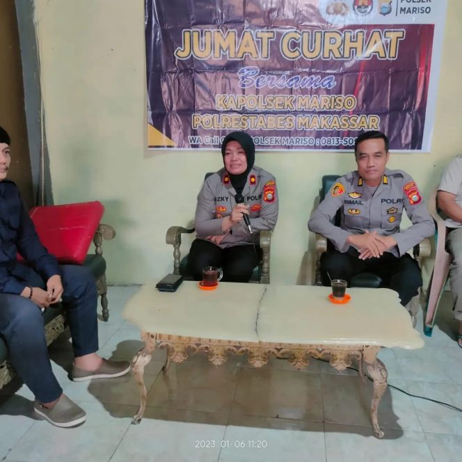 
 Jumat Curhat bersama Toko Masyarakat- Toko Agama dan Warga Mariso