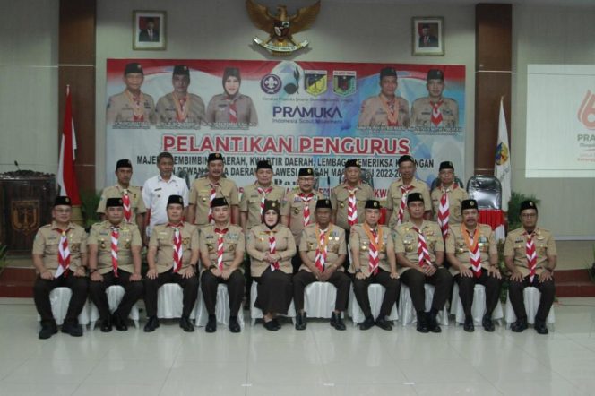 
 Danrem 132/Tdl Dilantik Sebagai Wakil Ketua Mabida Gerakan Pramuka Sulteng