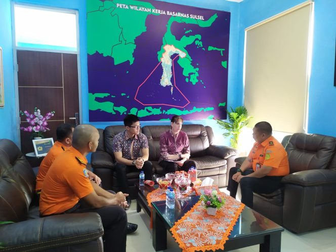 
 Basarnas Sulsel Sambut Kedatangan Konjen Australia di Makassar