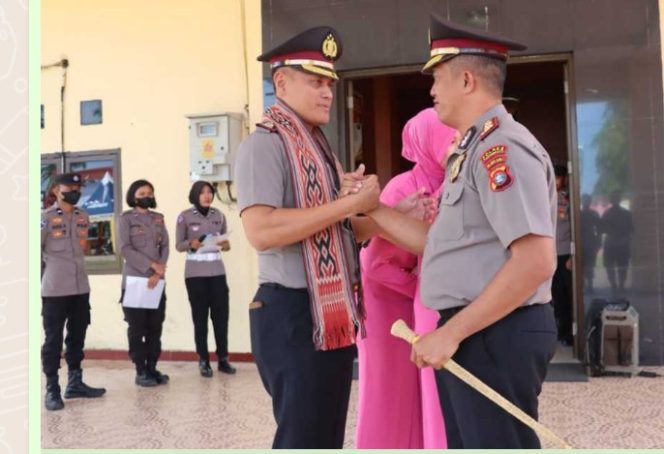 
 Polda Sulbar Lepas Sambut Kapolres Baru, Program Kapolres Lama Akan di Lanjutkan