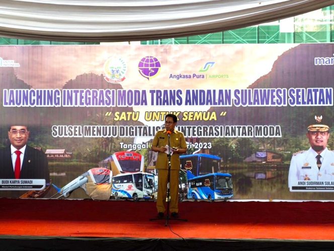 
 Pemprov Launching Integrasi Moda Trans Andalan Sulsel