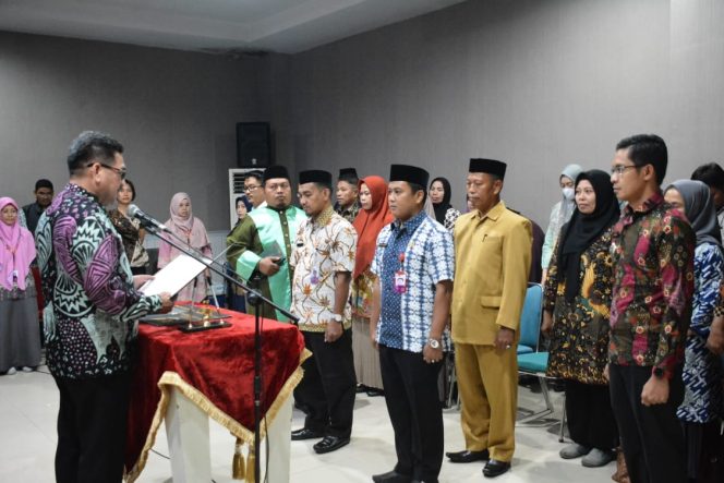 
 33 Pejabat Fungsional Resmi Dilantik, Sekda Sidrap Sampaikan Tiga Hal ini!