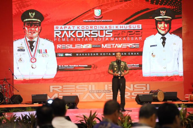 
 Pangdam XIV/Hasanuddin Puji Pelaksanaan Rakorsus 2023 Pemkot Makassar