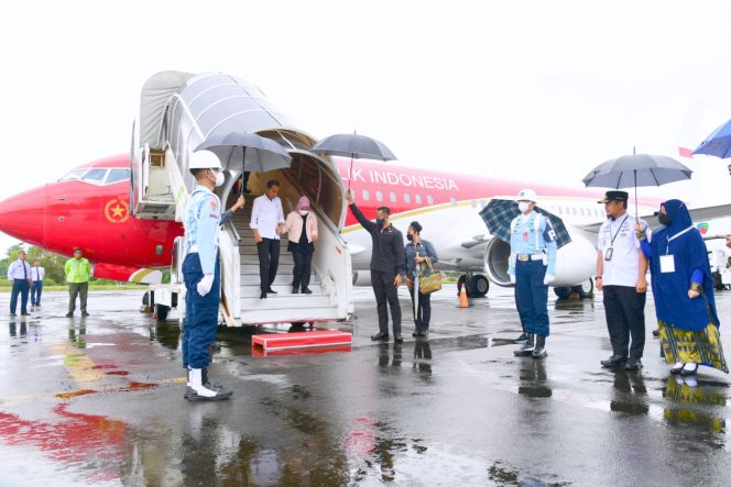 
 Presiden RI tiba di Sulsel untuk Resmikan Stasiun Kereta Api