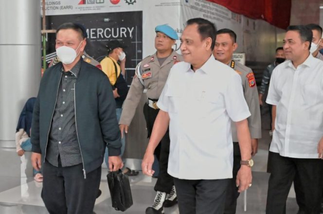 
 Wagub Sulteng Menjemput Kedatangan Madago Raya 1 di Palu