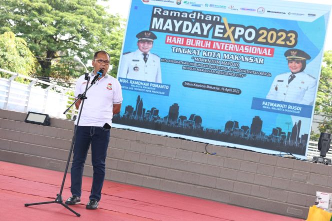 
 Walikota Makassar Buka Ramadan May Day Expo, Tekad Kawal Kepentingan Pekerja