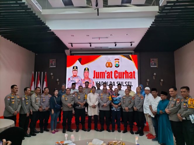 
 Dirpolairud Polda Sulsel Gelar Jumat Curhat Di PT Pelindo IV, Warga Minta Patroli Di Tingkatkan