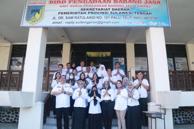 
 Pasca Cuti Bersama : Sekdaprov Sulteng Lakukan Kunjungan Silaturahmi Ke- OPD