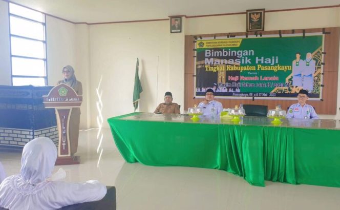 
 Wakil Bupati Pasangkayu Buka Manasik CJH