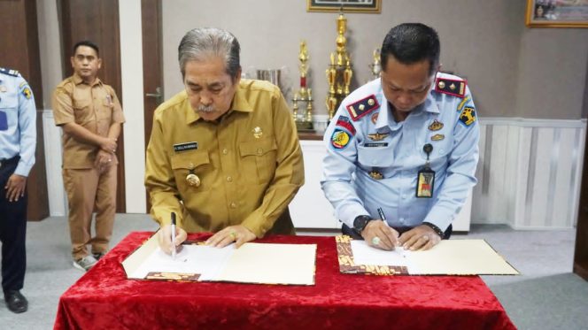 
 Pemkab Sidrap – Rutan Kelas IIB Jalin Kerjasama