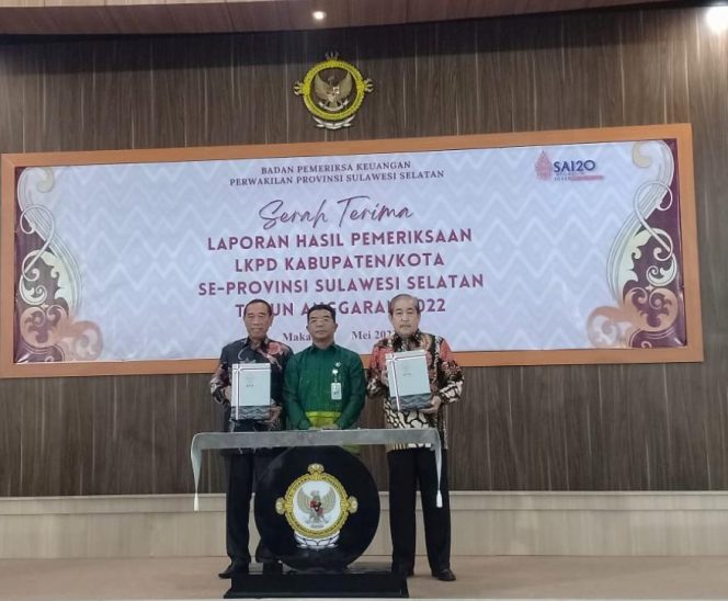 
 Sidrap tujuh kali Berturut-turut raih WTP, Selamat Yah!
