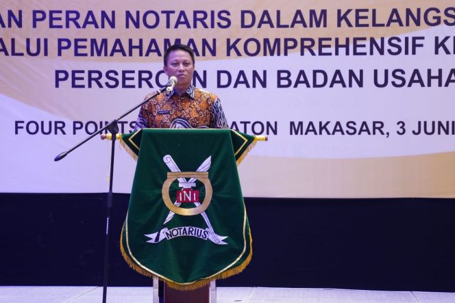 
 Andi Darmawan Buka Seminar Penguatan Peran Notaris Dalam Kelangsungan Usaha
