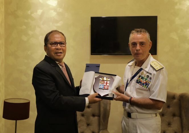 
 Walikota Makassar Penuhi Undangan Khusus Dubes Italia, Jajaki Program Kerja Sama
