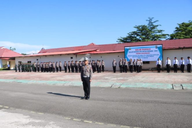 
 Polres Pasangkayu Gelar Ops Patuh Marano 2023