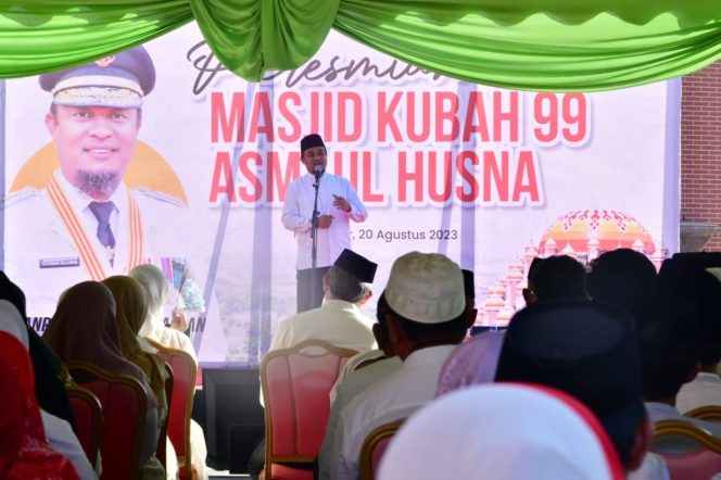 
 Diresmikan Gubernur Sulsel, Masjid Kubah 99 Asmaul Husna Jadi Salah Satu Masjid Unik di Indonesia