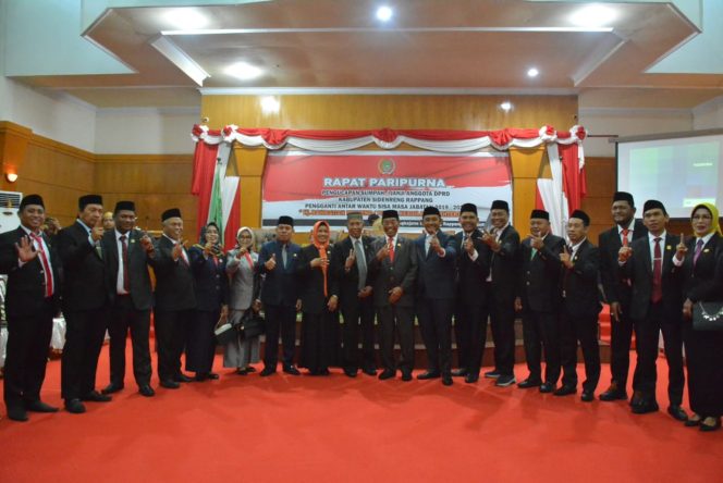 
 Rahmatia benteng jadi Anggota Dewan pengganti antar waktu di Sidrap