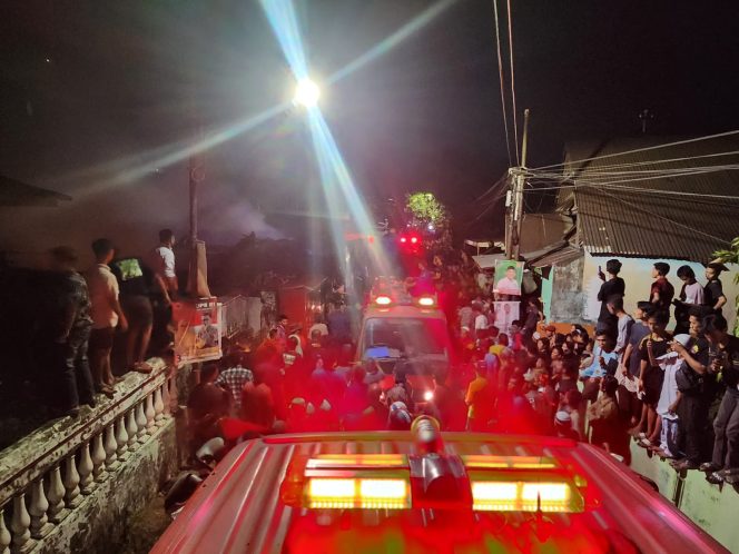 
 Kebakaran Padat Penduduk di Maccini Sombala Kota Makassar