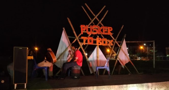 
 Pusker To Box di Tomoni, Luwu Timur Buat Panggung Seni