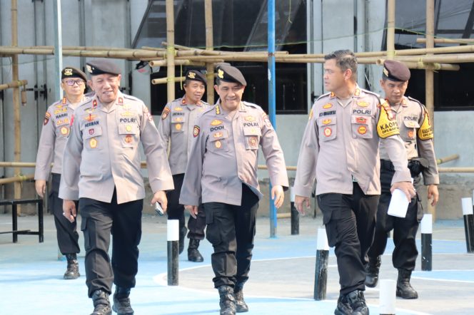 
 Tim Supervisi Fungsi Samapta Korsabhara Baharkam Polri Kunjungi Polres Gowa