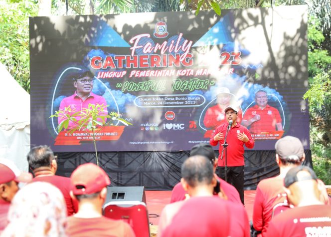 
 Pemkot Makassar Gelar Family Gathering, Danny: Pencapaian di 2023 Kerja Keras Kita Semua