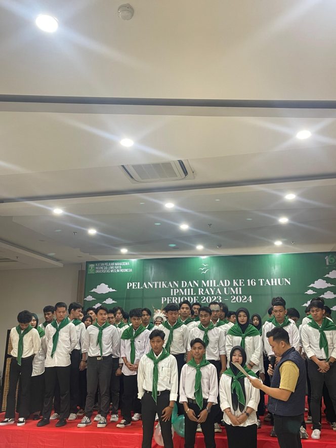 
 Pengurus Ipmil Raya Universitas Muslim Indonesia di Lantik