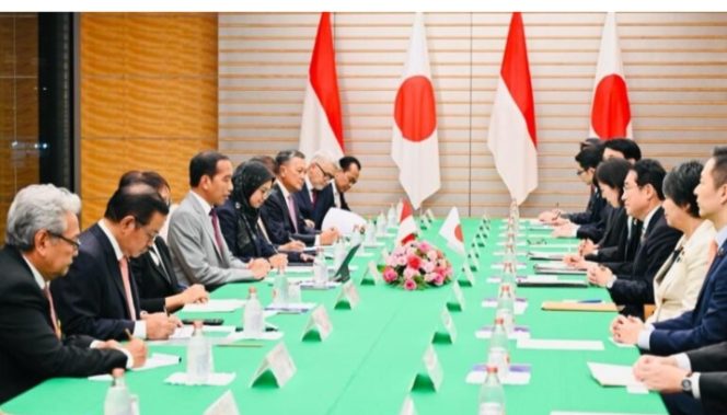 
 Presiden Jokowi Pertemuan Bilateral dengan Perdana Menteri Jepang