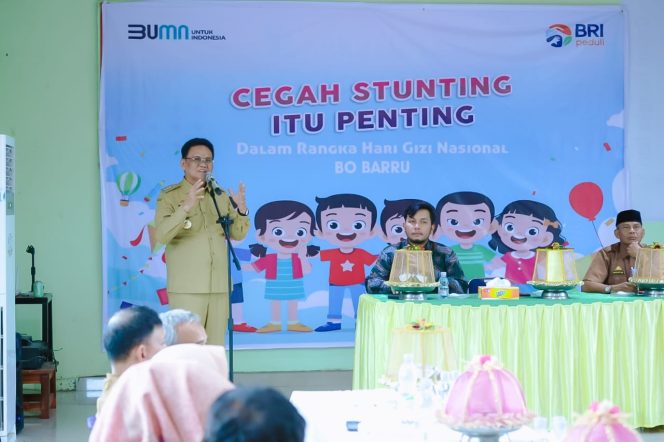 
 Bupati Barru Dukung Program CSR BRI Peduli Stunting