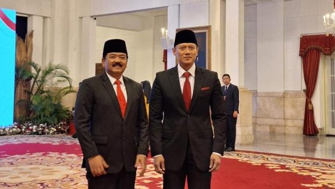 
 Hadi Tjahjanto dan Agus Harimurti Dilantik jadi Menteri