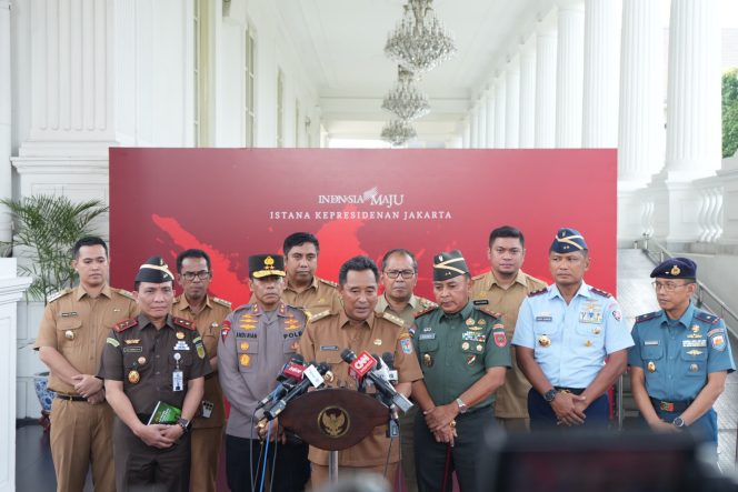 
 PJ Gubernur Bahtiar Paparkan Rencana Pembangunan Sulsel di Hadapan Presiden