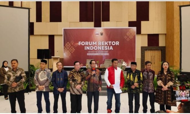 
 Forum Rektor Indonesia Deklarasi Pemilu Damai 2024