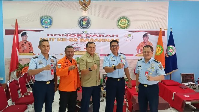 
 Mengisi Kemeriahan Hari Jadi ke-52, Basarnas Makassar Gelar Donor Darah