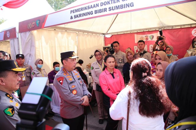 
 HUT Bhayangkara Ke-78, Polri Gelar Bakti Sosial Kesehatan Se-Indonesia