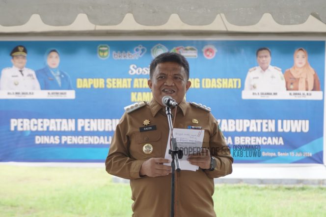 
 Buka Sosialisasi Dashat Kampung KB, Pj. Bupati Luwu Optimis Turunkan Angka Stunting