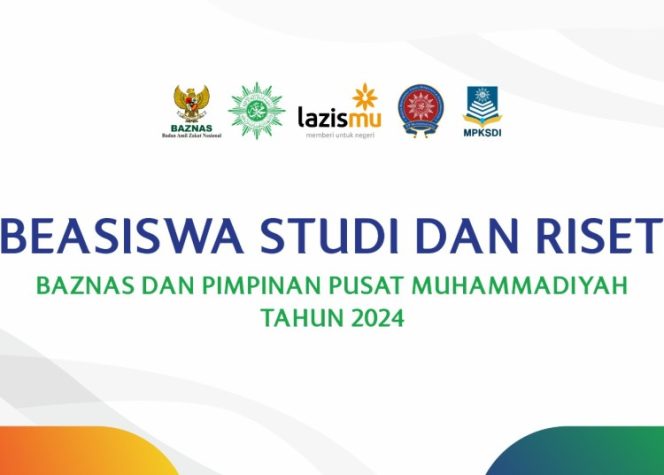 
 Baznas RI Percayakan Muhammadiyah Salurkan Beasiswa Kader Sebesar 7 Miliar Rupiah