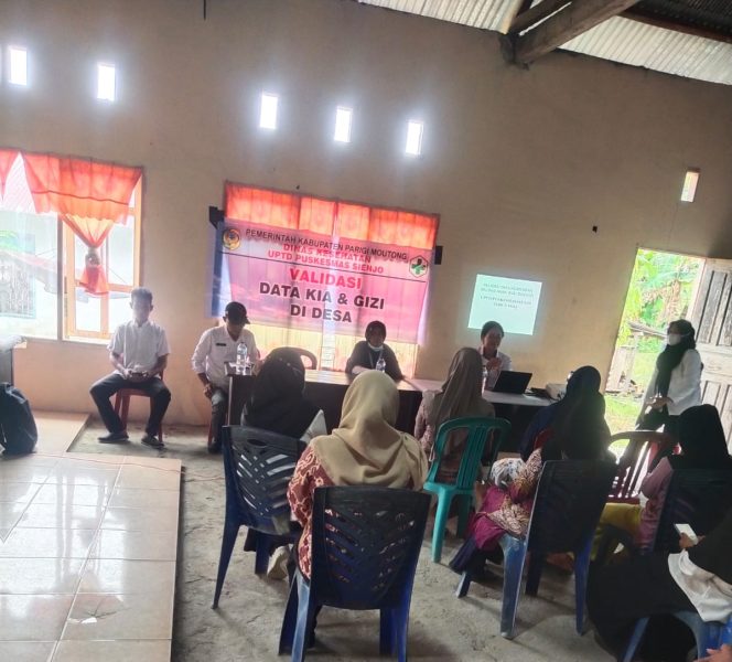 
 Puskesmas Sienjo Parimo Gelar Rapat Validasi dan Evaluasi Data Gizi – KIA