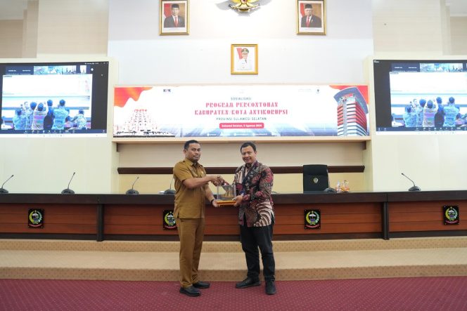 
 KPK Dorong Pembentukan Percontohan Kabupaten Kota Antikorupsi di Sulsel