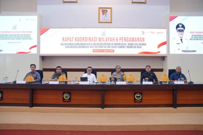 
 Ibu Negara Bakal ke Sulsel, Sekprov Pimpin Rapat Kordinasi Pengamanan 