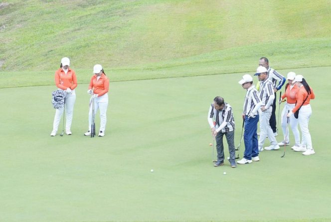 
 Sekda Sulsel Jufri Rahman Hadiri Pertamina Golf Turnamen di Golf Padivalley