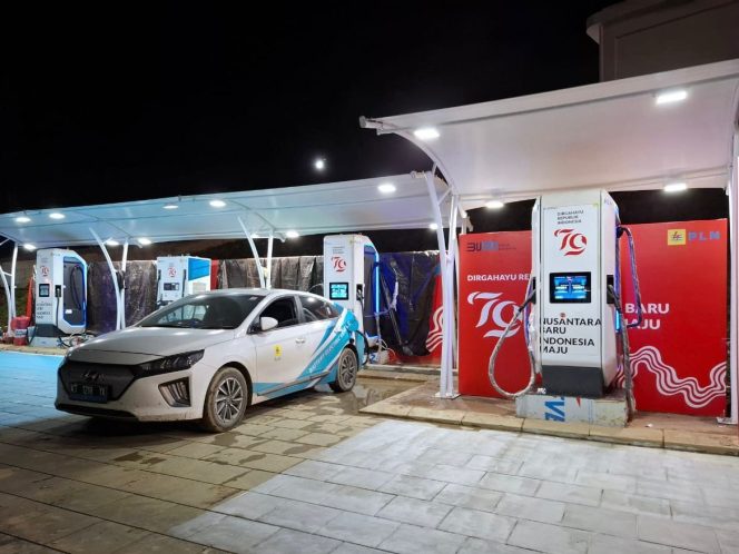 
 Mantap! 18 Unit SPKLU PLN Siap Layani Kendaraan Listrik HUT RI ke 79 di IKN