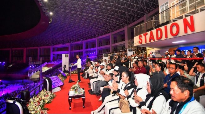 
 Presiden Jokowi Ajak Para Atlet Bertanding dalam Suasana Persaudaraan dan Semangat Sportivitas